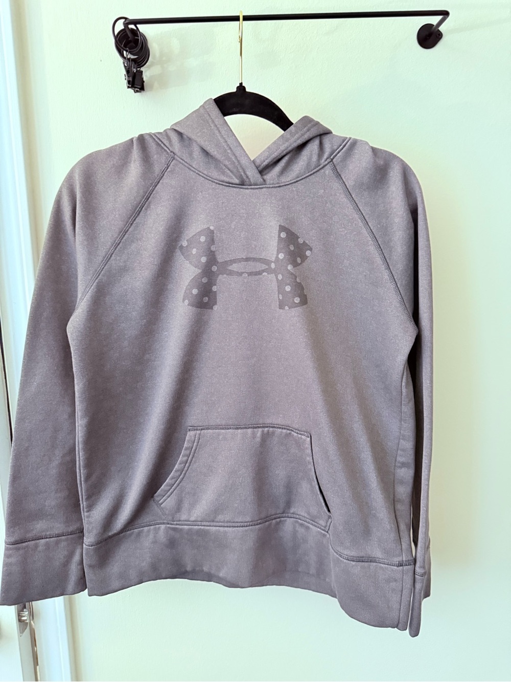 Under Armour Girls' Hoodie in Dusty Purple Gray